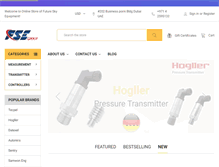 Tablet Screenshot of dubai-sensor.com